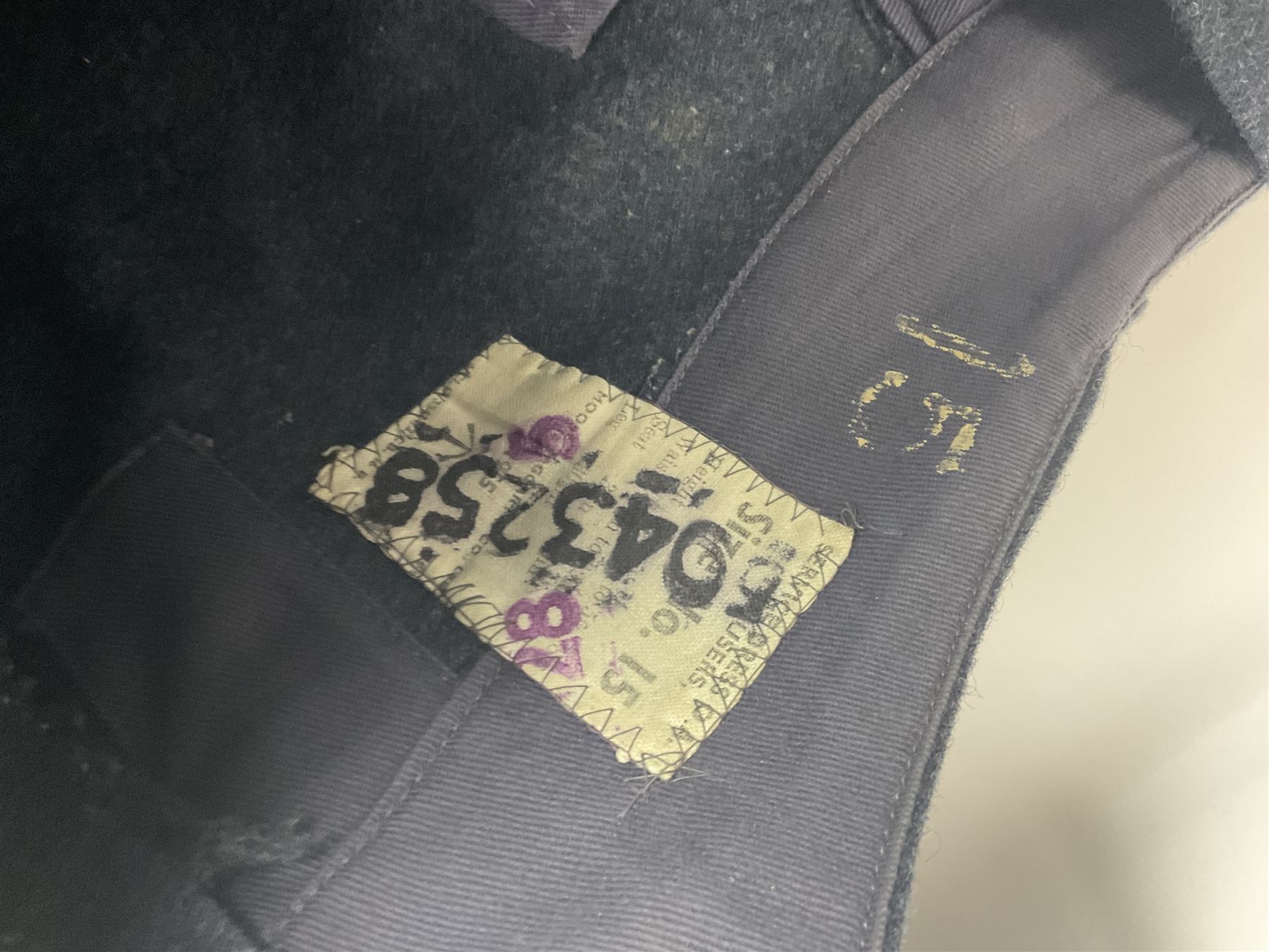 British RAF uniform, including jacket and trousers, modern RAF uniform buttons and a collection of reproduction wartime newspapers