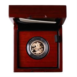 King Charles III 2023 'The Coronation of His Majesty King Charles III' gold proof full sov...