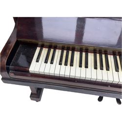 Cottam - Early 20th century (1920's) mahogany cased upright piano, with an overstrung frame and overdamper action, 85 notes A-A (seven octaves).