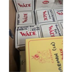 Collection of boxed Wade figures, including Lil Devil, Emily Doll, Wimpy, Huntsman Fox, etc