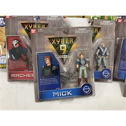 Twenty-four carded action figures of Batman (11) and other Super Heroes including Spiderman, DC Universe, Xyber 9 etc; all in unopened blister packs (24)