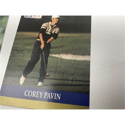 Collection of autographs, to include Mia Farrow, Rowan Atkinson, Tom Kite, Corey Pavin, Craig Stadler, Vladimir Ashkenazy etc 