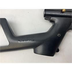 Crosman Air Guns Model 2250B .22 CO2 air rifle, with sound moderator, VLife 3-9 x 40 telescopic sight and Model 1399 Custom skeleton stock, serial no.700B25270, L91cm; with quantity of CO2 gas canisters, 