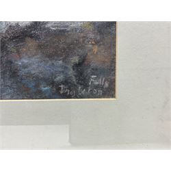 Herbert Whone (Northern British 1925-2011): 'Ingleton Falls', pastel signed titled and dated 2001, 62cm x 49cm