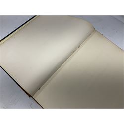 The Library Shakspeare Illustrated by Sir John Gilbert, George Cruikshank and R. Dudley with laid-in colour plates, three volumes, uniformly bound in half leather with a.e.g.