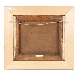 Frederick (Fred) Stead (British 1863-1940): Sunset over Godalming - Surrey, oil on canvas signed 34cm x 39cm