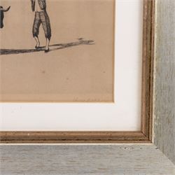 After Frederick Halpern (Austrian/Australian 1909-?): La Tauromaquia or Bullfighting, set of three etchings signed in pencil, 19cm x 24cm (3)