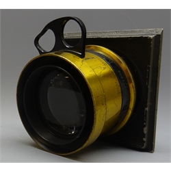  Taylor Hobson Cooke Portrait Anastigmat f/4.5 10Series II E brass Lens,with focusing knuckles, serial no. 261348  
