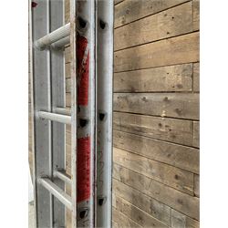 Clima aluminium extending ladders - 4.51m closed, extended 8.40m closed