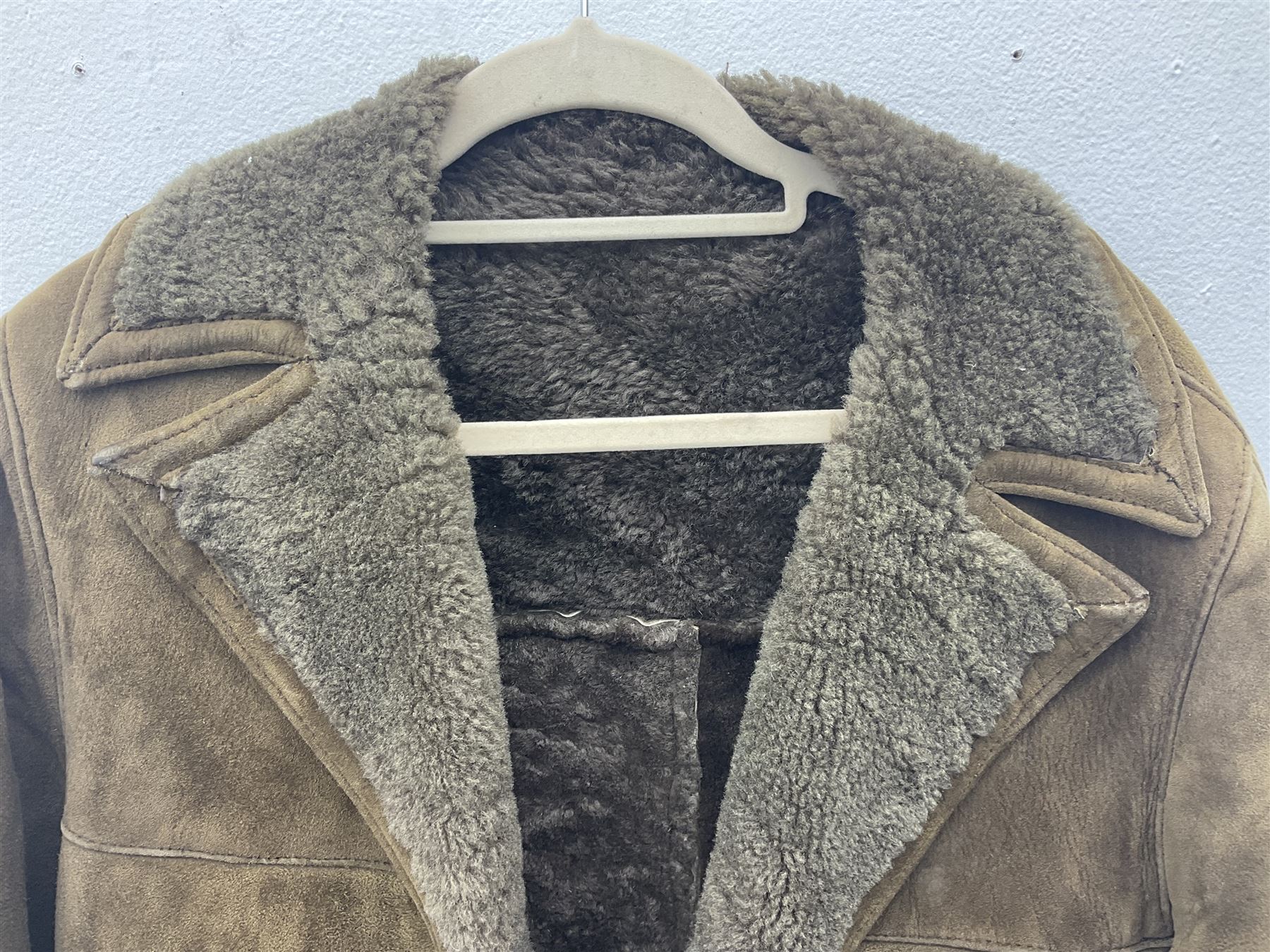 Two sheepskin jackets, one ladies jacket size 12, by Nurseys, and a gentleman's jacket by Baily's   