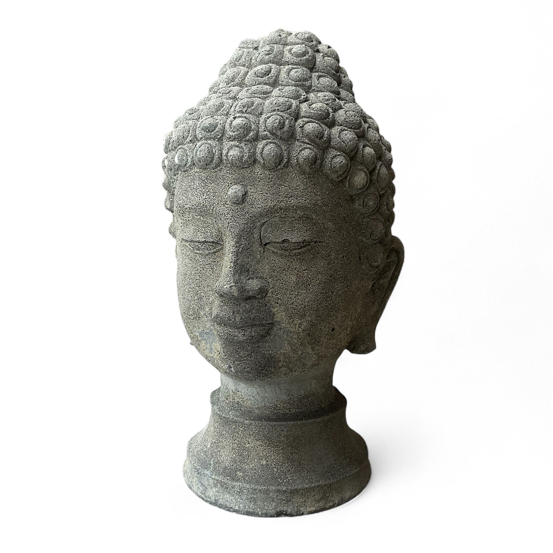 Small cast stone Thai Head
