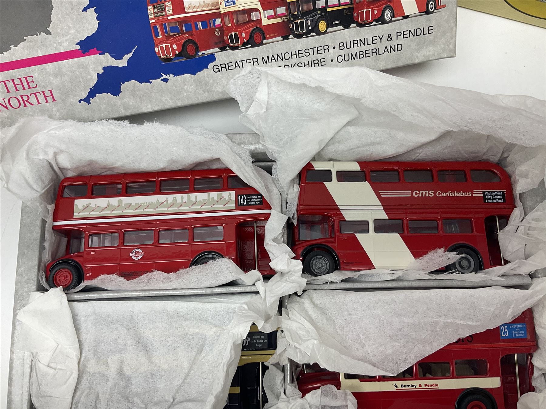 Eight limited edition The Original Omnibus 176 scale diecast