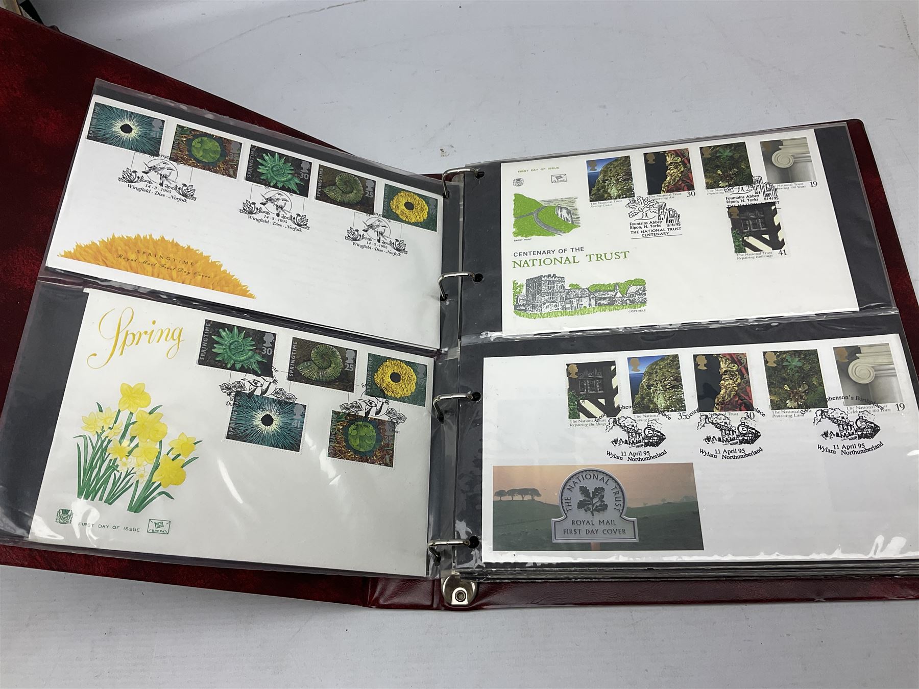 Various Royal Mail PHQ cards, first day covers, World stamps including Poland, Uruguay, Pakistan etc, housed in sixteen albums / folders, in one box