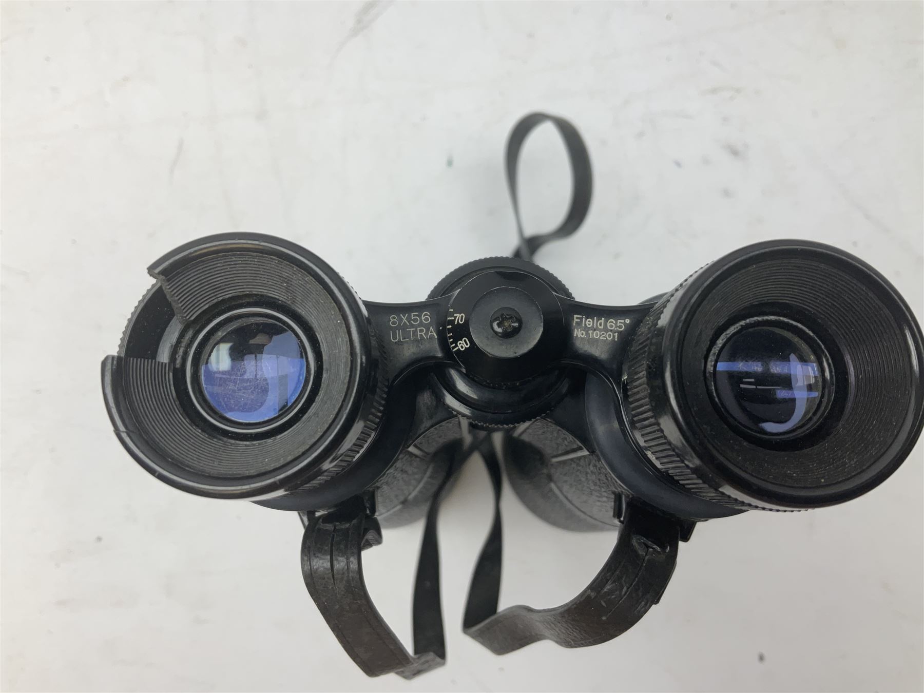 Nine cased pairs of binoculars to include Lieberman & Gortz 12x50, Frank Nipole 8x56, Uniscope, Hoya mark II 8x40, Porst 8x56 etc