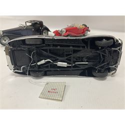 Franklin Mint - five 1:24 scale die-cast precision models comprising 1930 Bugatti Royale Coupe Napoleon, 1933 Duesenberg SJ Twenty Grand, 1935 Mercedes Benz 500K Special Roadster, 1938 Jaguar SS-100, and 1947 Bentley 