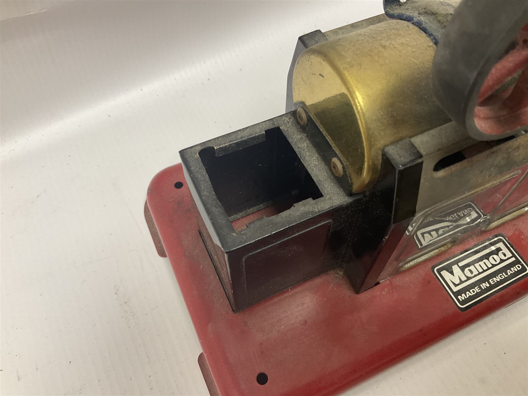 Sutcliffe ‘Sea Wolf’ clockwork atomic submarine, boxed; Mamod SP2 Steam Engine, lacking chimney; with quantity of playworn die-cast vehicles to include Corgi, Matchbox etc