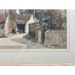 Chris Fothergill (British 20th Century): English Farmstead, watercolour signed 25cm x 35cm 