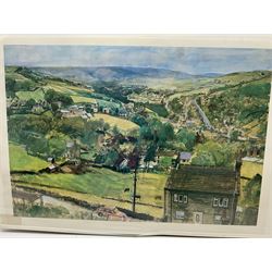 After Trevor Stubley (British 1921-2010): 'Holmfirth', colour print unsigned 55cm x 82cm