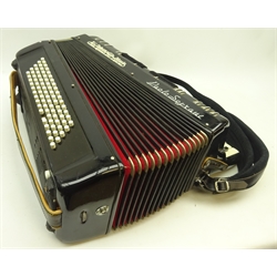  Paolo Soprani 80 bass piano accordion with Hohner gig-bag  