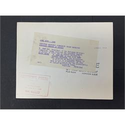 Five 1970s press photographs of Henry Moore and Barbara Hepworth