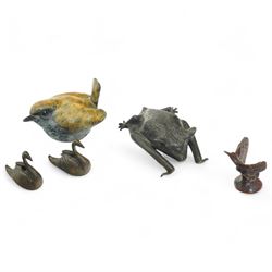 John Noble-Milner aka 'Geckoman' (British Contemporary): Pipistrelle bat with wings folded...