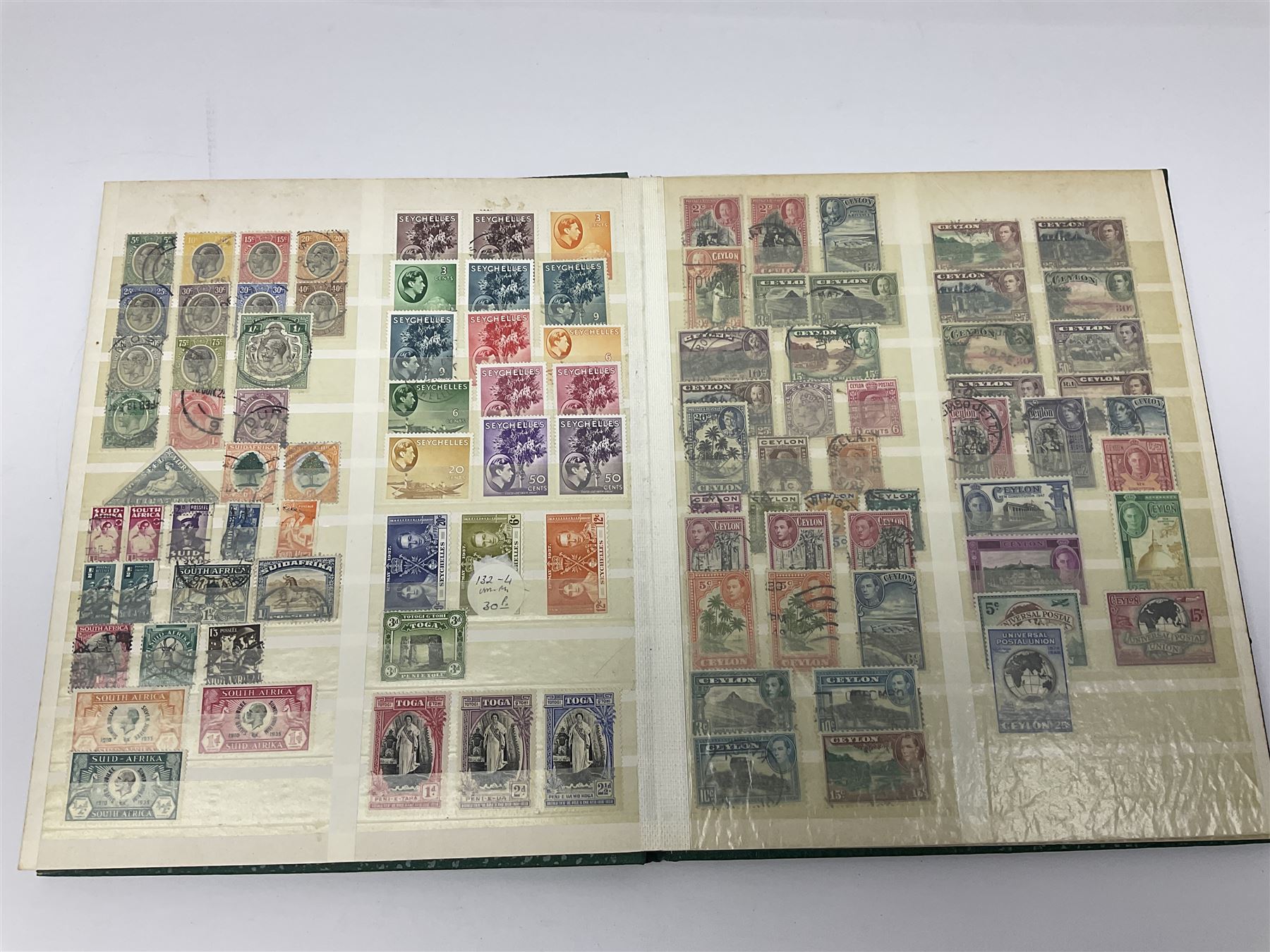 Great British, Commonwealth and World stamps, including South Africa, Malta, Falkland Islands, Gambia, Hong Kong, Grenada, Nyasaland, Somaliland, Antigua etc, housed in six albums or stockbooks
