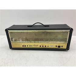 Marshall JCM 2000 dual super lead guitar amplifier head and a Marshall 1936 lead 2x12 speaker cabinet (2)