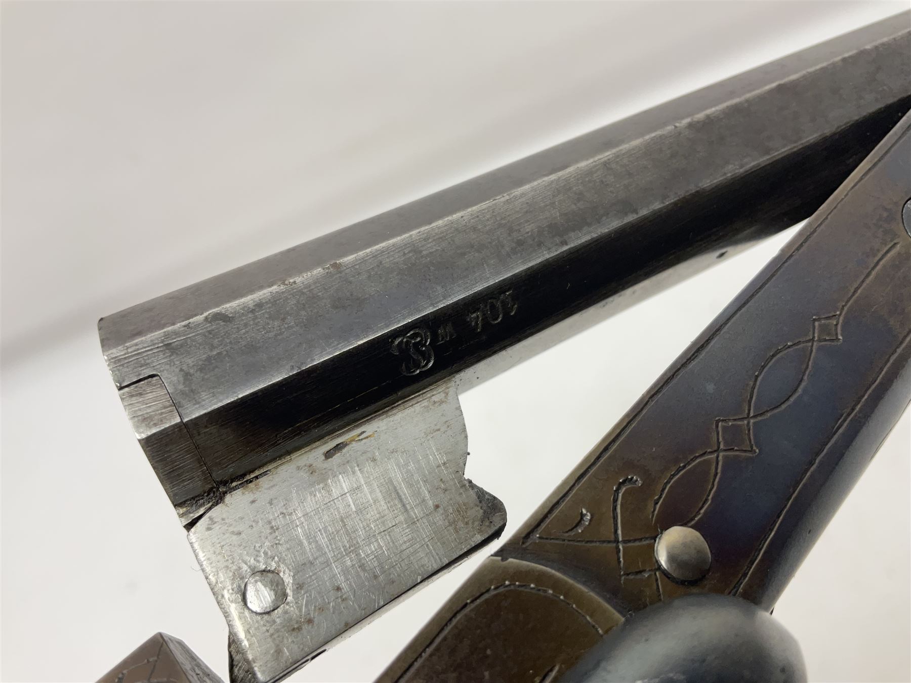 SHOTGUN CERTIFICATE REQUIRED - Belgian .410 folding single barrel hammer shotgun, with 75cm(29.5