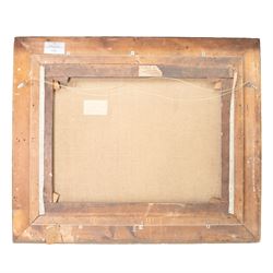 Robert Jobling (Staithes Group 1841-1923): 'Cowbar Nab - Yorkshire Coast', oil on canvas signed and dated 1914, original title label verso 71cm x 91cm 
Provenance: exh. Artists Belgian Relief Fund, Newcastle 1914, presented by the artist, label verso