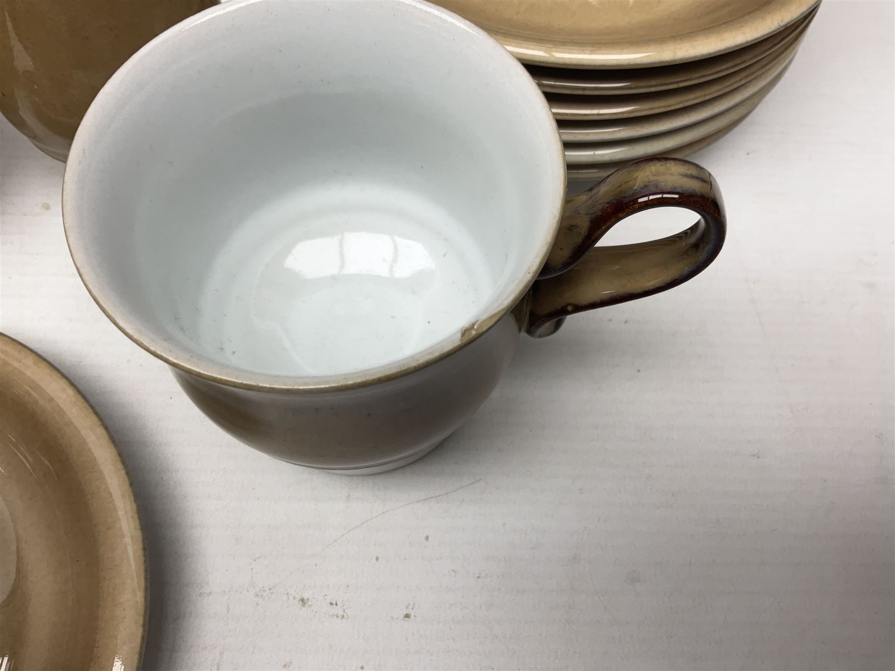 Denby tea wares, to include teapot, milk jug, covered sucrier, six cups etc, together with other collectables   