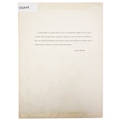 Marc Chagall (Russian/French 1887-1985): 'Saint-Germain-des-Prés', offset colour lithograph pub. Derriere le Miroir 38cm x 28cm (unframed)