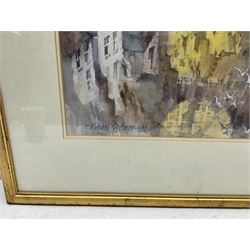 Michael Lawrence Cadman RI ARCA (British 1920-2010): 'Memories of Whitby', pencil and watercolour signed and dated 1986, titled verso with artist's address 35cm x 50cm 
Provenance: exh. The Mall Galleries, Carlton House Terrace, London 1987