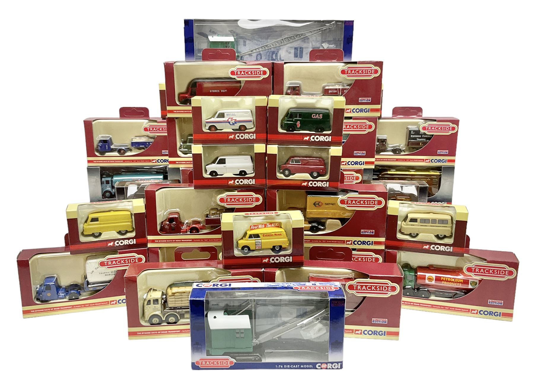 Trackside '00' scale diecast models including eighteen limited