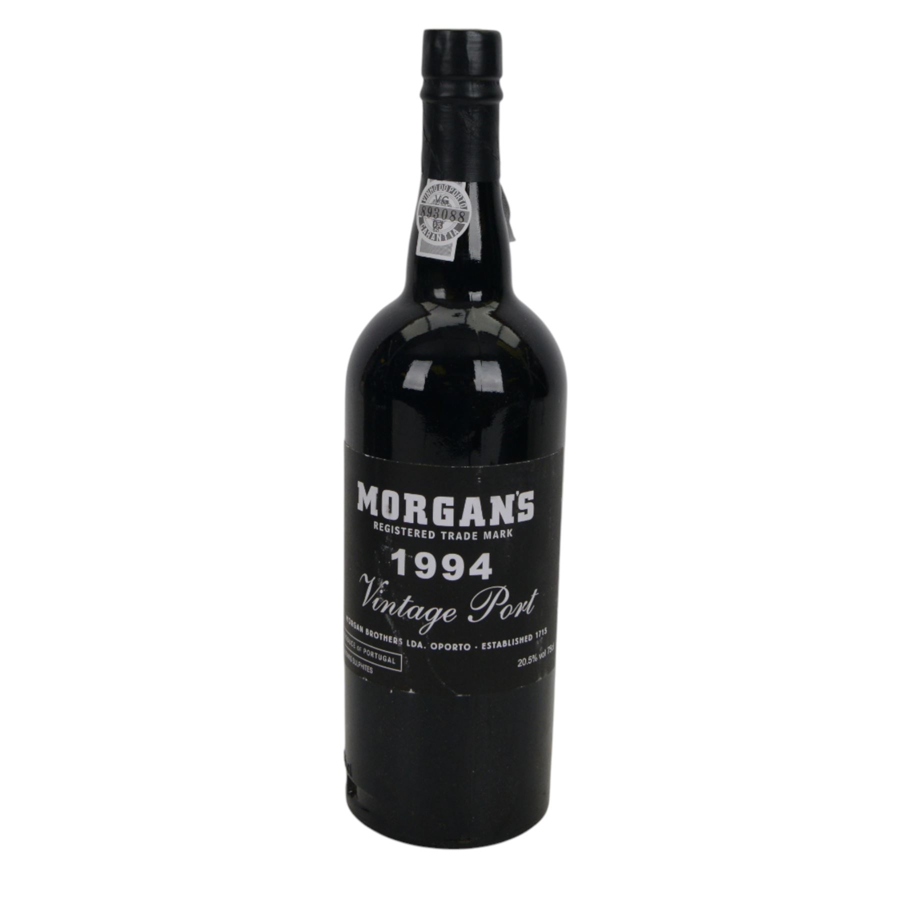 Morgan's 1994 vintage port, 20.5% vol 75cl, twelve bottles 