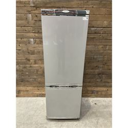 Servis fridge freezer, silver and grey finish