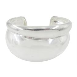 Georg Jensen silver curve bangle, No 501B, designed by Regitze Overgaard