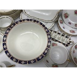 Paragon part tea service, to include teacups and saucers, dessert plates and cake plates, together with another tea service etc 
