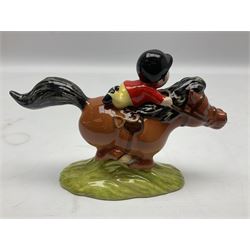 Beswick Norman Thelwell Pony Express figure, L16cm