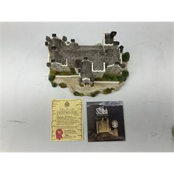 Two limited edition Lilliput Lane cottages, comprising Oakwood Smithy and Blair Athol, both boxed with deeds