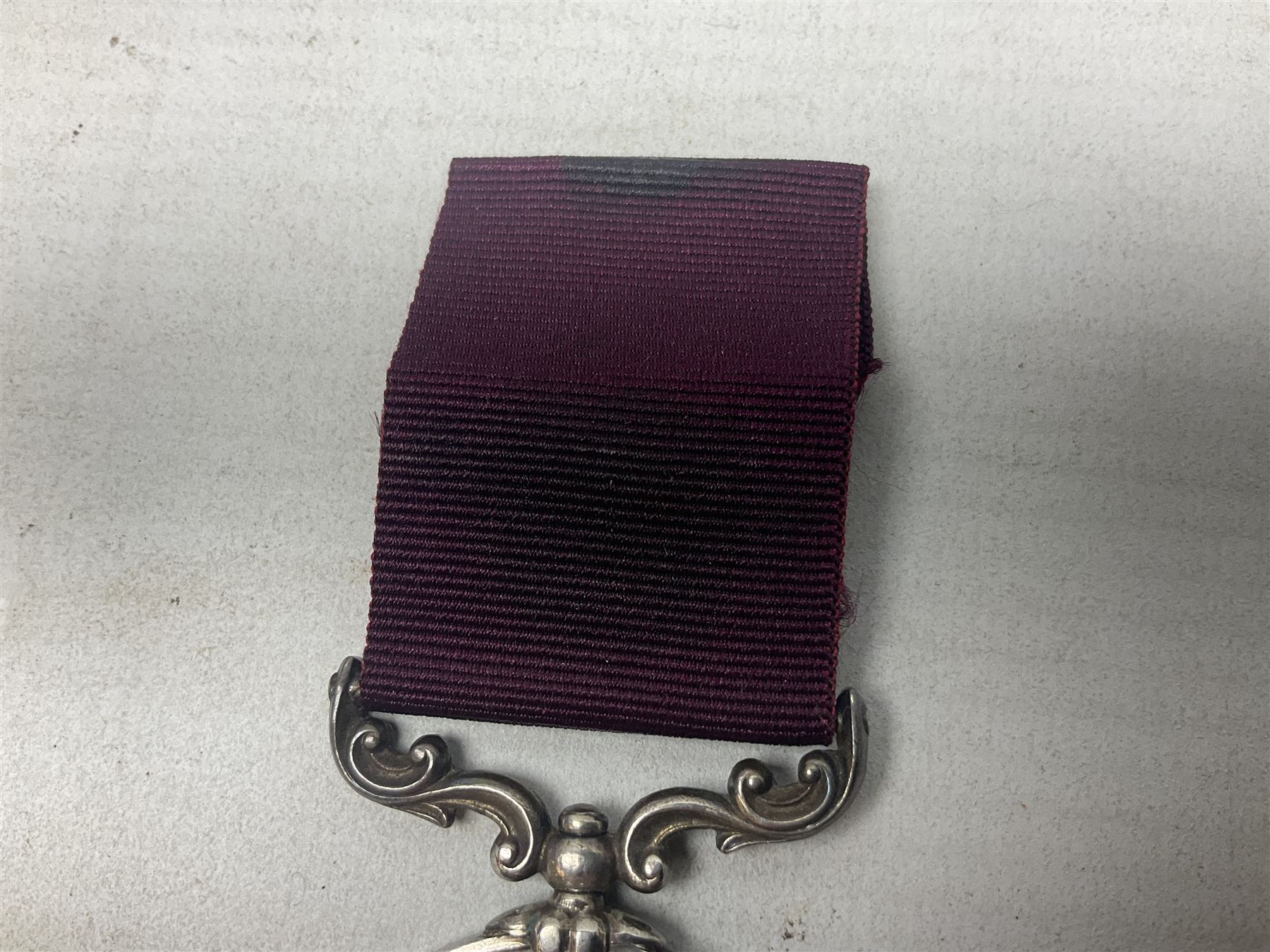 Victoria Army Long Service and Good Conduct Medal, second type reverse, awarded to 1817 Sergt. John Grant Coast R.A., with ribbon and biographical information