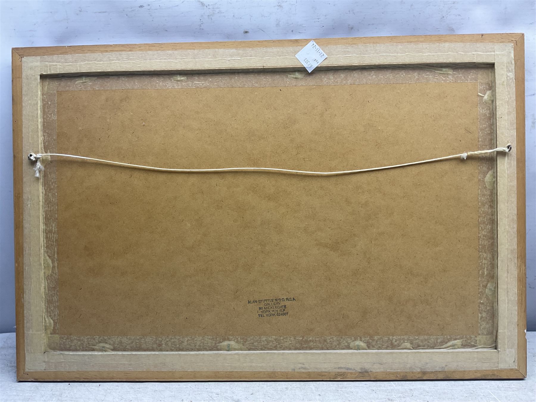 Robert Sheader (British 20th century): Yawls Returning to Scarborough Harbour, oil on board signed 37cm x 60cm 