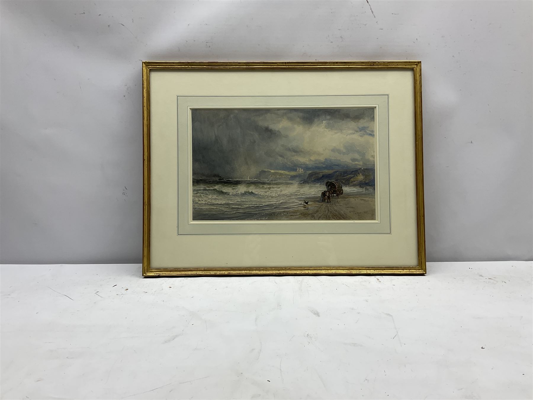 Henry Moore (British 1831-1895): 'Whitby', watercolour signed titled and dated 1865, 21cm x 34cm
Provenance: East Yorkshire private collection purchased the Jack Chenery Briggs collection of Fine Watercolours 22nd April 1999 Lot 92