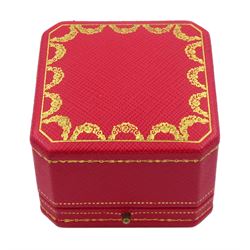 Cartier 18ct gold 'Bamboo' ring, Sheffield 1992, boxed