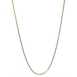 9ct gold fancy link necklace, Birmingham 1994, approx 9.8gm