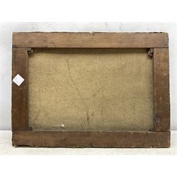 English School (Early 20th Century): View across Whitby, oil on canvas possibly signed 41cm x 56cm (unframed)