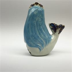 A Doreen Middelboe for Royal Copenhagen Aluminia figure, modelled as a mermaid, with printed and painted marks beneath, H10.5cm.