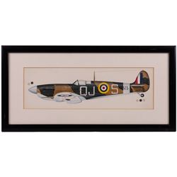 John Batchelor (British 1936-2019): Aircraft Studies, set of eleven gouaches variously signed and inscribed, max 35cm x 52cm (11)
