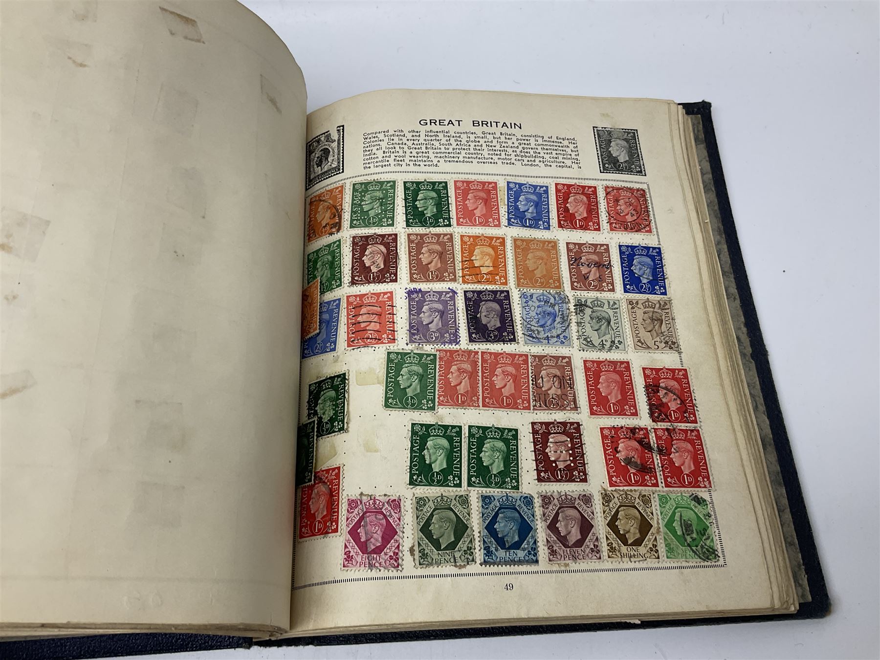Great British and World stamps, trade cards, ephemera and miscellaneous items, including small number of Queen Elizabeth II mint decimal stamps, Antigua, Ascension, Australia, Australia, Barbados, Basutoland, British Honduras, Canada, Great Britain King George V used seahorses etc, in one box