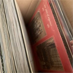 Collection of vinyl LP records in four boxes, mainly Classical, including Simon Preston Plays the Organ, Michael Tissier, Philip Dore and the Organ at Ampleforth Abbey and Christopher Dearnley, etc