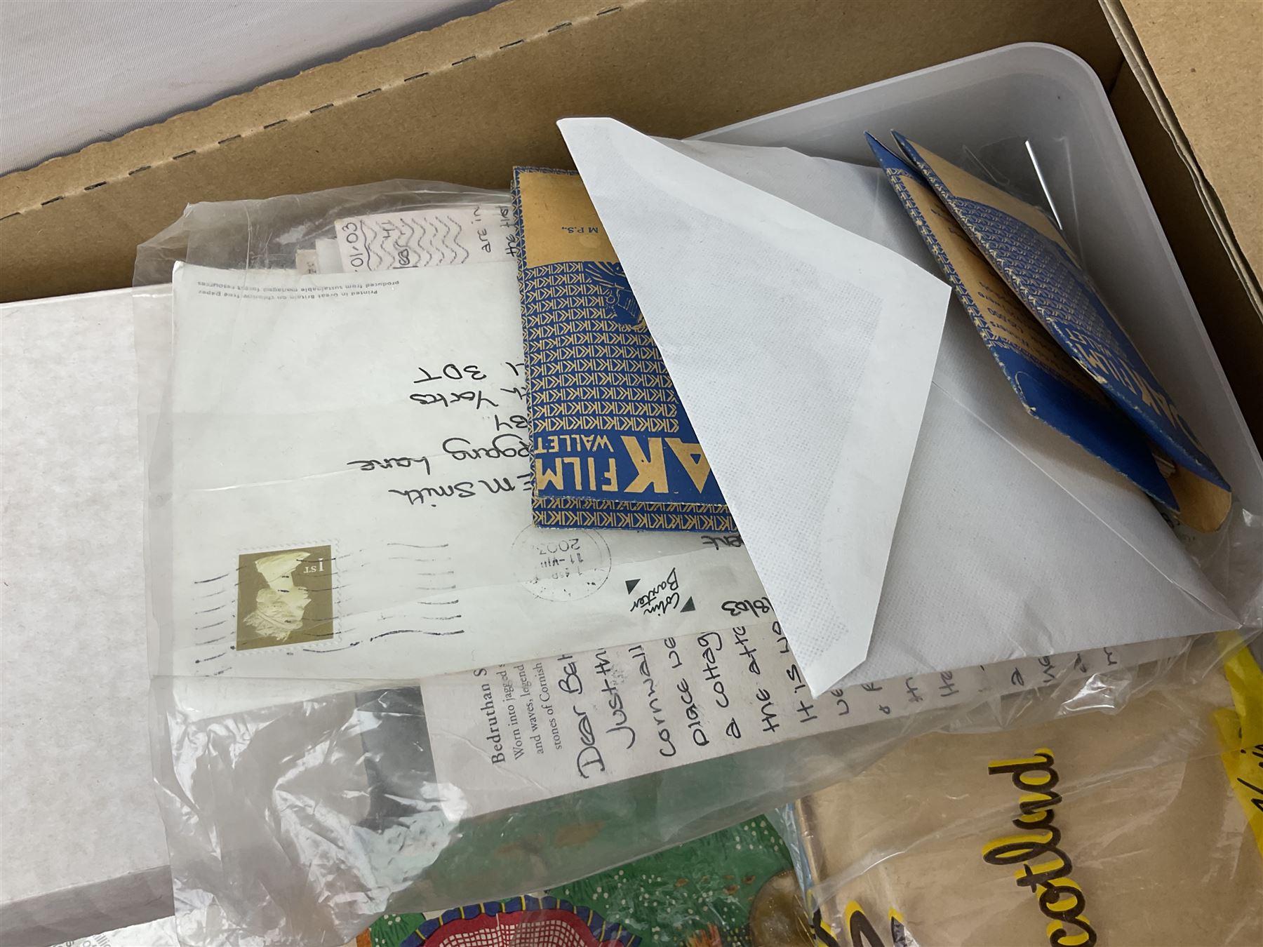 Chrome AA Members Badge, No 2A67754, together with two Raphael Tuck & Sons Christmas cards, cigarette cards, postcards and other ephemera 